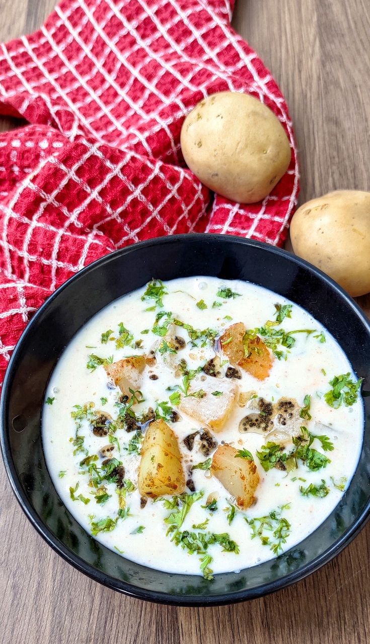 Mustard Microgreen Aloo Raita